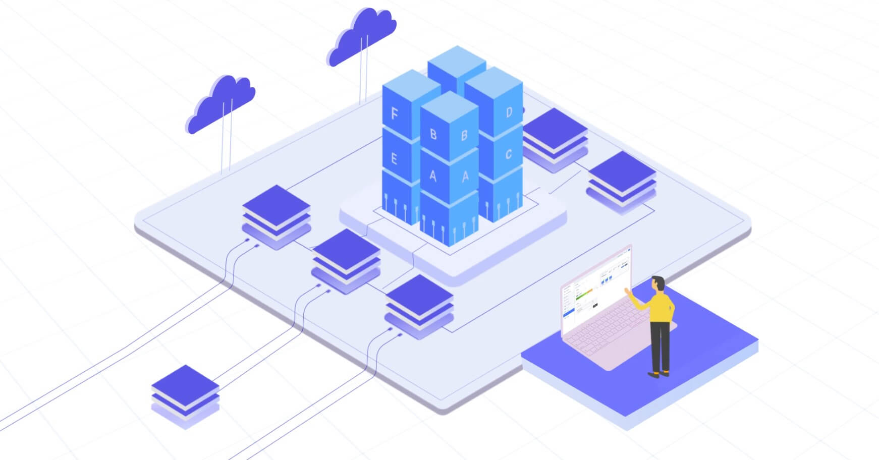 Block Storage Management using Clouds Brain-Click2Cloud